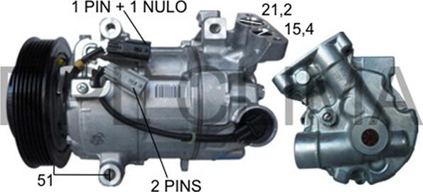 RPL QUALITY APCONI0068 - Compresor, climatizare - allinparts.ro