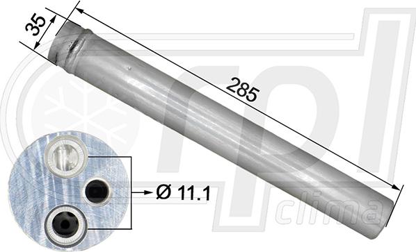 RPL QUALITY APFLFD0047 - Uscator,aer conditionat - allinparts.ro
