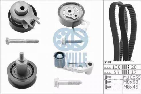Ruville 5545670 - Set curea de distributie allinparts.ro