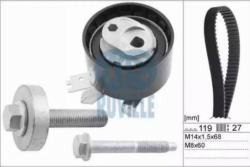 Ruville 5564170 - Set curea de distributie allinparts.ro