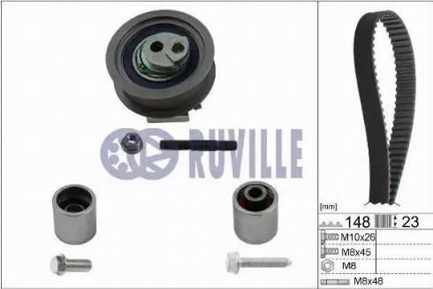 Ruville 5577270 - Set curea de distributie allinparts.ro
