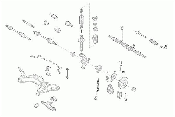 SACHS FORD-FOCUS-FS014 - Directie - allinparts.ro