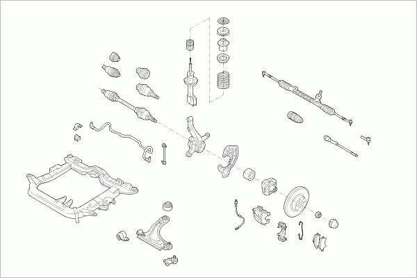 SACHS OPEL-CORSA-FS022 - Directie - allinparts.ro