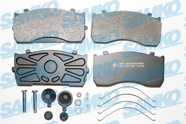 CAR PNT3861K - Set placute frana,frana disc allinparts.ro
