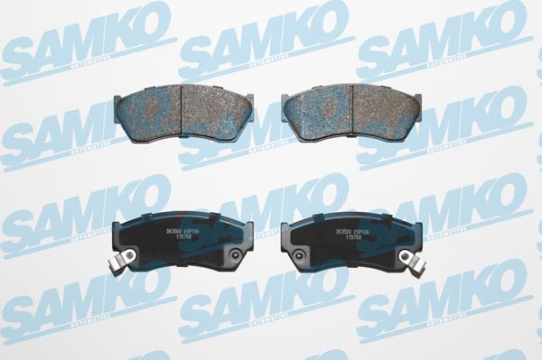 Samko 5SP186 - Set placute frana,frana disc - allinparts.ro
