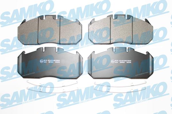 Samko 5SP823 - Set placute frana,frana disc allinparts.ro