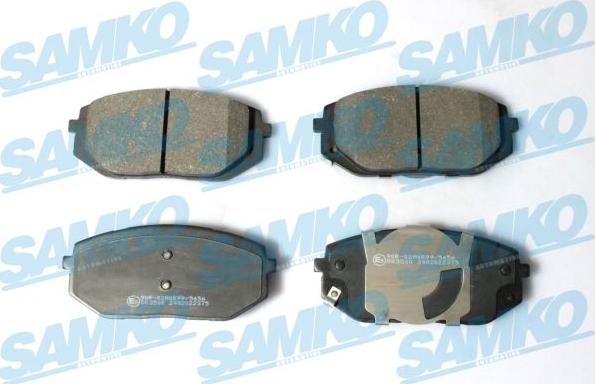 Samko 5SP2375 - Set placute frana,frana disc allinparts.ro