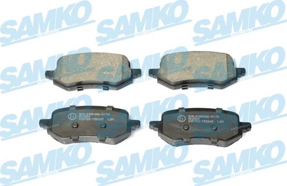 Samko 5SP2265 - Set placute frana,frana disc allinparts.ro