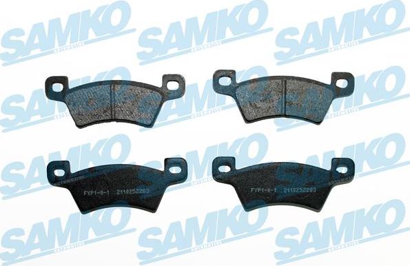 Samko 5SP2283 - Set placute frana,frana disc allinparts.ro