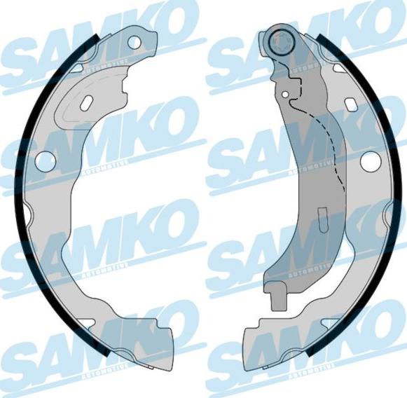 Samko 81216 - Set saboti frana - allinparts.ro