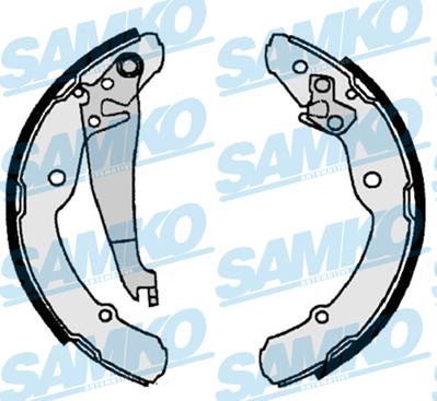 Samko 87300 - Set saboti frana - allinparts.ro