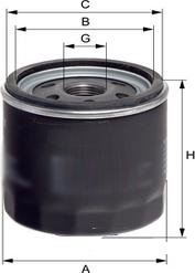 SAMPIYON FILTER CS 0200 - Filtru ulei allinparts.ro
