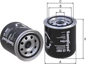 SAMPIYON FILTER CS 2007 - Filtru aer - allinparts.ro