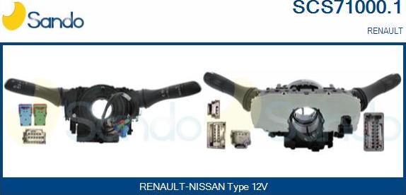Sando SCS71000.1 - Comutator coloana directie - allinparts.ro