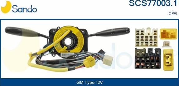 Sando SCS77003.1 - Comutator coloana directie - allinparts.ro