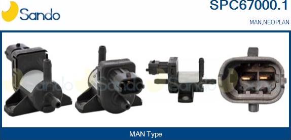 Sando SPC67000.1 - Convertor presiune, esapament - allinparts.ro