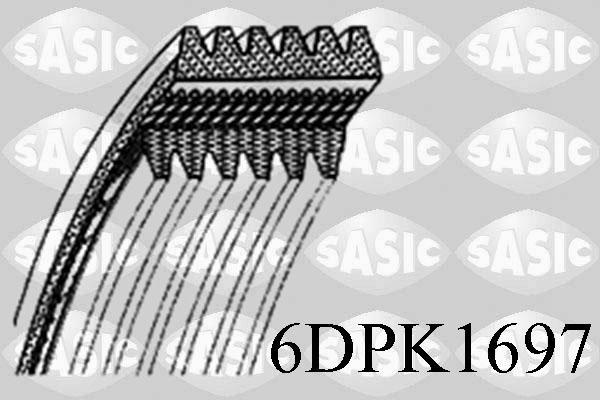 Sasic 6DPK1697 - Curea transmisie cu caneluri - allinparts.ro