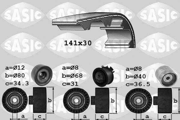 Sasic 1756044 - Set curea de distributie allinparts.ro
