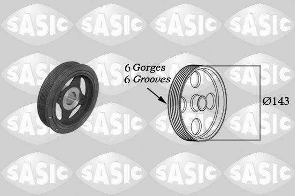 Sasic 2154023 - Fulie curea, arbore cotit - allinparts.ro