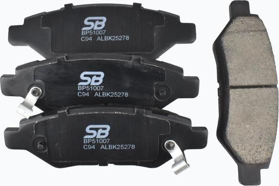 SB BP51007 - Set placute frana,frana disc - allinparts.ro