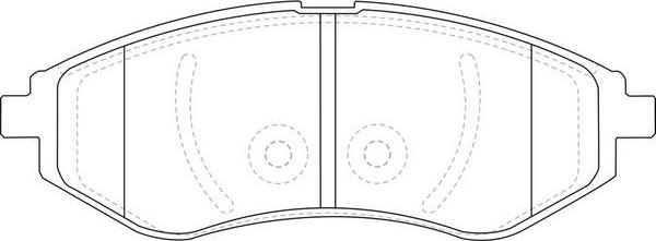 SB BP10370 - Set placute frana,frana disc allinparts.ro