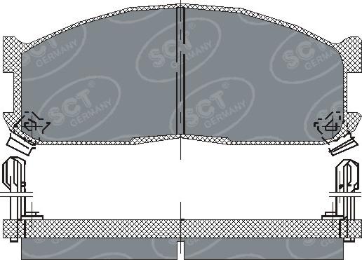 Maxgear 19-3065 - Set placute frana,frana disc allinparts.ro