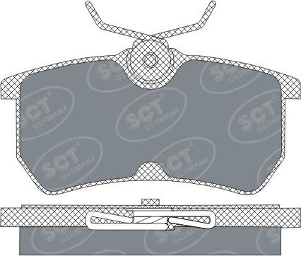 Alanko 10300261 - Set placute frana,frana disc allinparts.ro