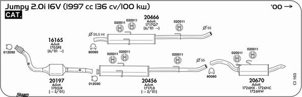 Sigam CI163 - Sistem de esapament allinparts.ro