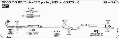 Sigam 051004 - Suport, toba esapament allinparts.ro