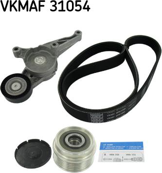 SKF VKMAF 31054 - Set curea transmisie cu caneluri allinparts.ro