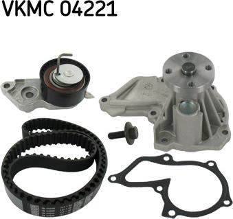 SKF VKMC 04221 - Set pompa apa + curea dintata allinparts.ro