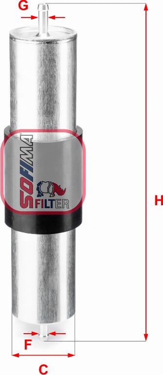 Sofima S 1569 B - Filtru combustibil - allinparts.ro