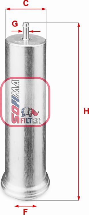 Sofima S 1851 B - Filtru combustibil - allinparts.ro