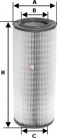 Sofima S 7154 A - Filtru aer - allinparts.ro