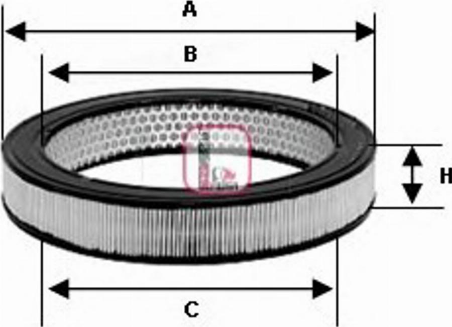 Sofima S 2430 A - Filtru aer - allinparts.ro