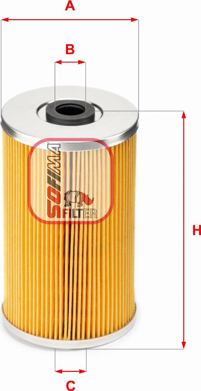 Sofima S 7411 N - Filtru combustibil allinparts.ro