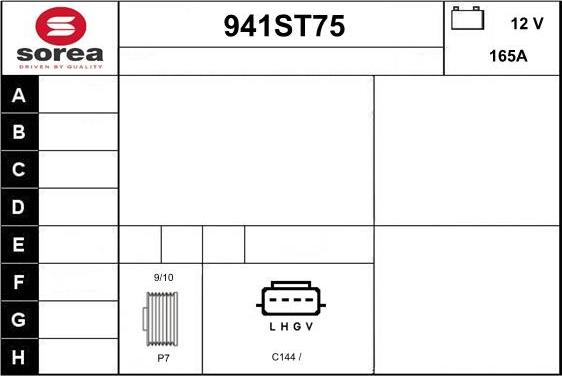 STARTCAR 941ST75 - Generator / Alternator - allinparts.ro