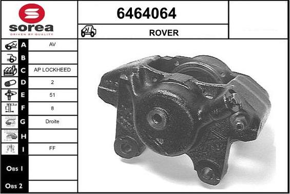 STARTCAR 6464064 - Etrier frana - allinparts.ro