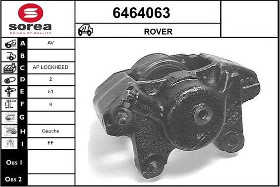 STARTCAR 6464063 - Etrier frana - allinparts.ro