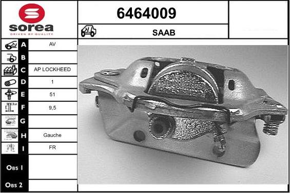 STARTCAR 6464009 - Etrier frana allinparts.ro