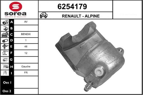 STARTCAR 6254179 - Etrier frana allinparts.ro