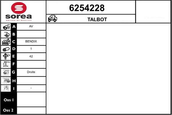 STARTCAR 6254228 - Etrier frana - allinparts.ro