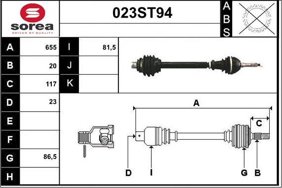 STARTCAR 023ST94 - Planetara - allinparts.ro