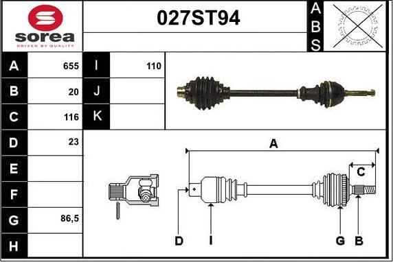 STARTCAR 027ST94 - Planetara - allinparts.ro