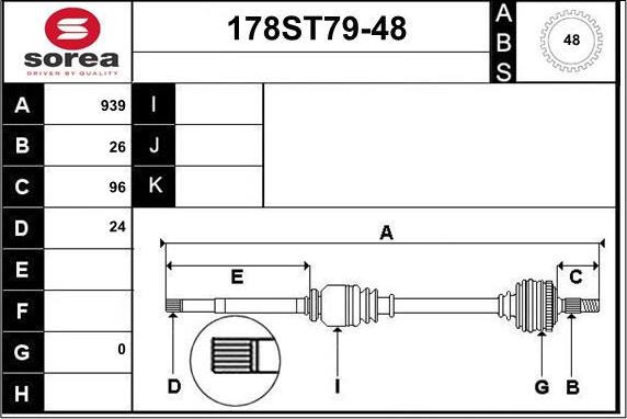 STARTCAR 178ST79-48 - Planetara - allinparts.ro