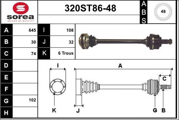 STARTCAR 320ST86-48 - Planetara - allinparts.ro