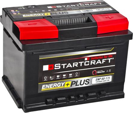 STARTCRAFT ENP 60-175 - Baterie de pornire allinparts.ro