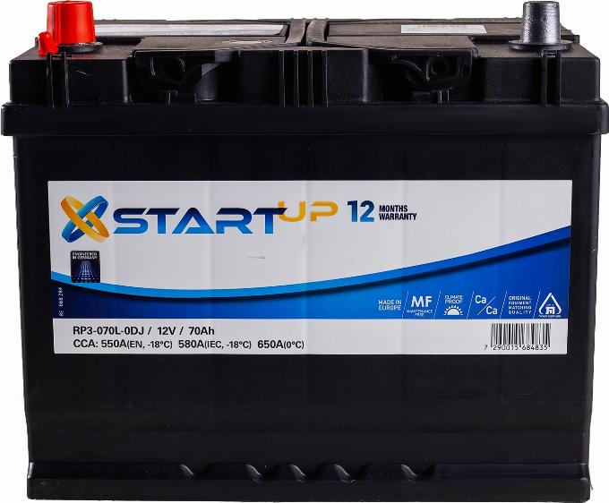 START UP RP3-070L-0DJ - Baterie de pornire allinparts.ro