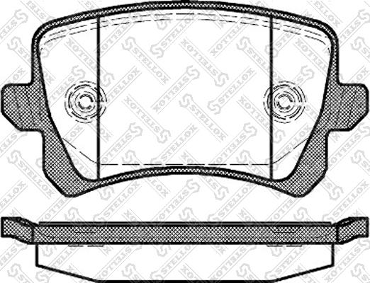 HELLA PAGID 8DB 355 026-191 - Set placute frana,frana disc allinparts.ro