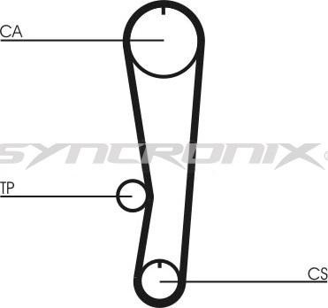 SYNCRONIX SY0895N - Curea de distributie - allinparts.ro
